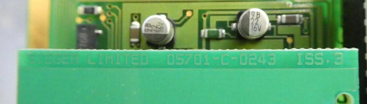 Used Sieger Limited 05701-A-0302 Single Channel Control Card PCB 5701 Working Surplus