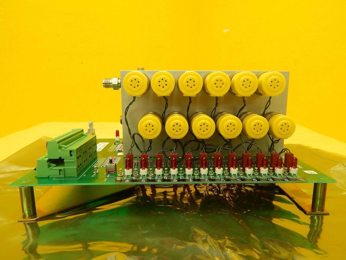 Used ASM 03-320142D03 EV Interface Pneumatic Block PCB Assembly ASM Epsilon 3000 Used