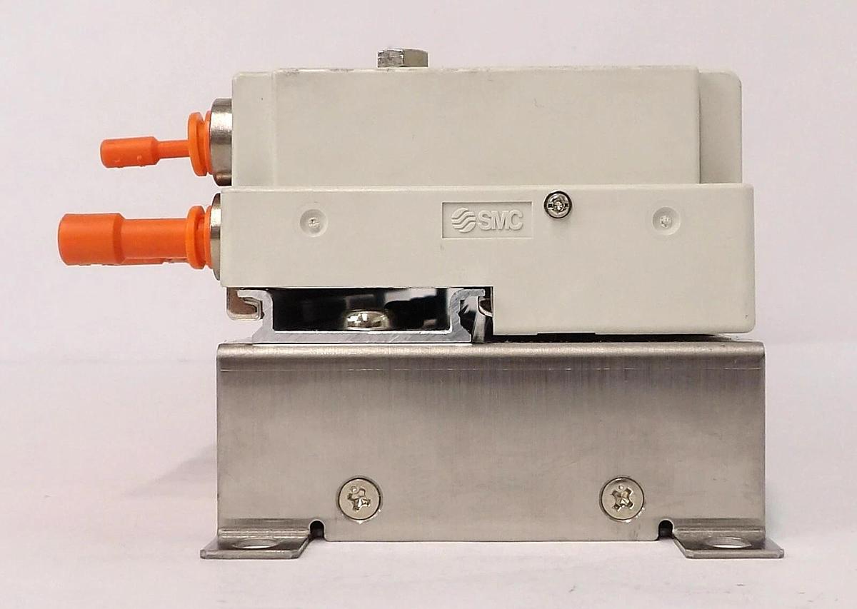 Used SMC IN587-19 42-Port Pneumatic Manifold Assembly Working Surplus