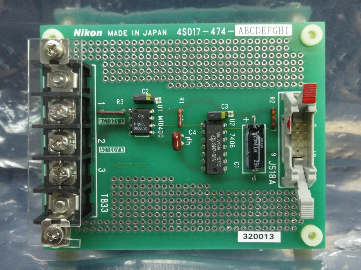 Used Nikon 4S017-474 Interface Board PCB NSR System Used Working