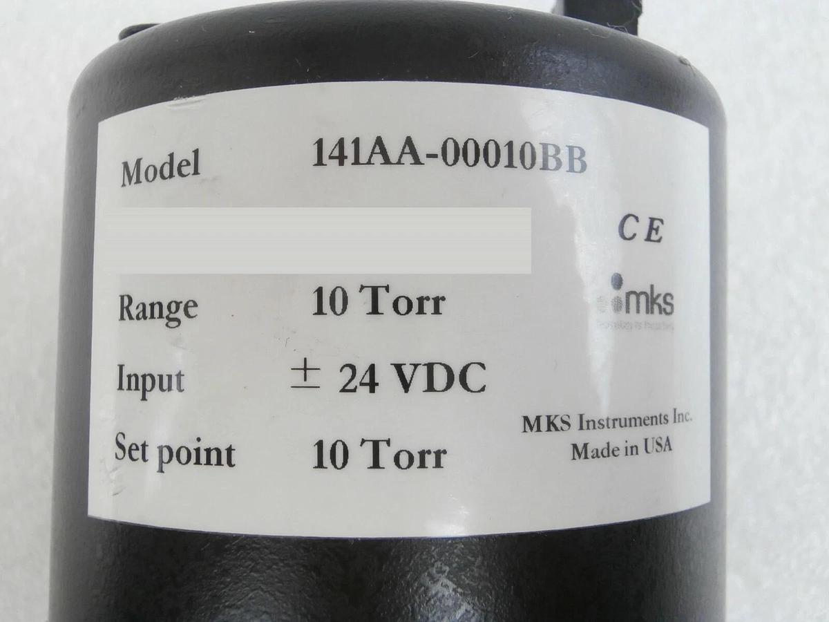 Used MKS Instruments 141AA-00010BB Baratron Pressure Transducer Type 141 Working