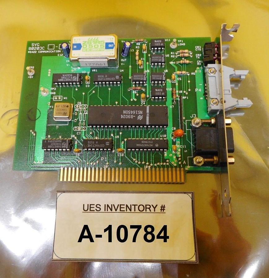 Used SVG Silicon Valley Group 80203C1-01 RS422 Communication Card PCB BD+ Used