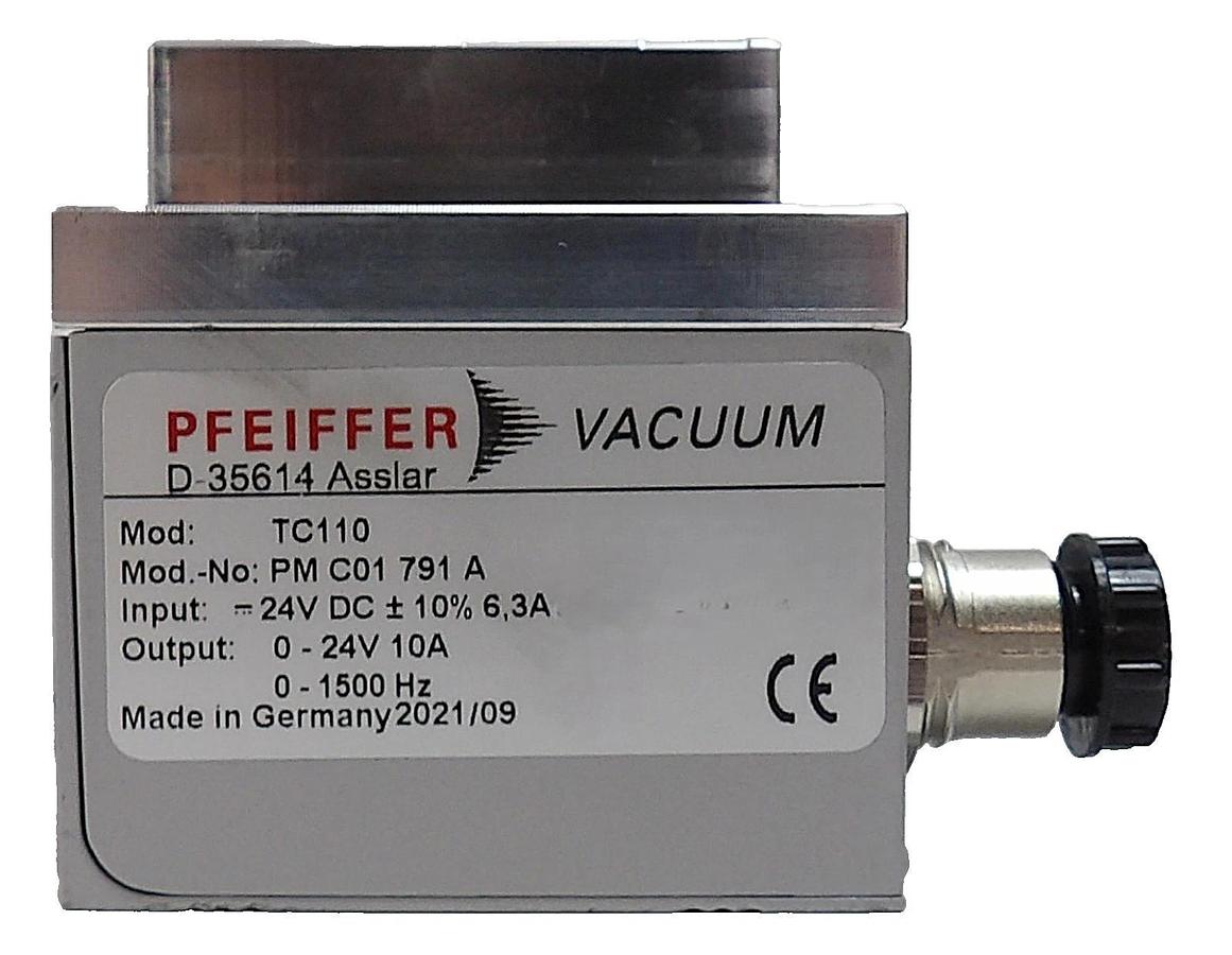 Used Pfeiffer Vacuum PM C01 971 A Turbomolecular Pump Controller SplitFlow 80 Working