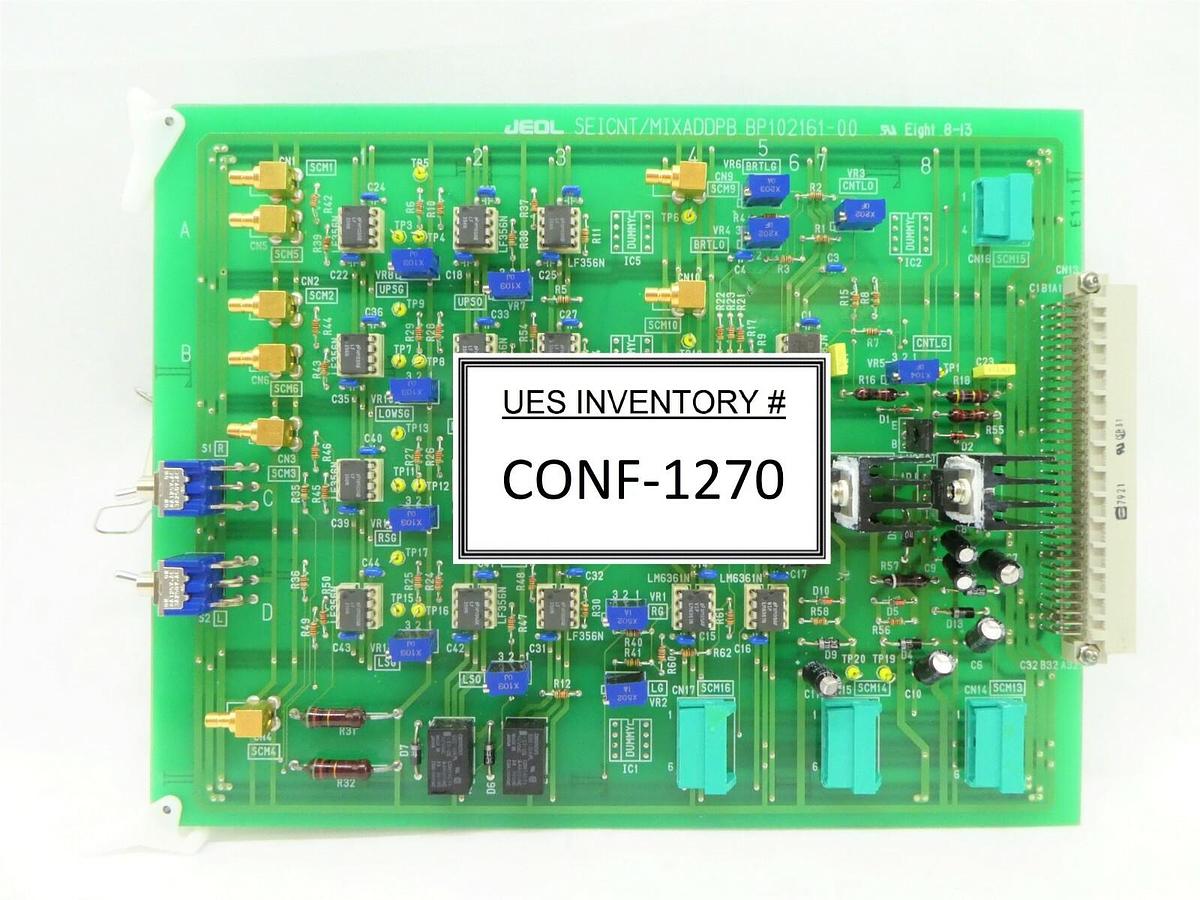 Used JEOL BP102161-00 SEICNT/MIXADDPB PCB Card JWS-2000 SEM System Working Spare