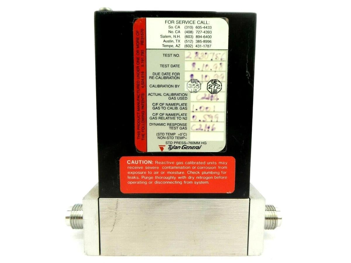 Used Tylan General FC-2900MEP Mass Flow Controller MFC 300 SCCM SiH4 2900 Working