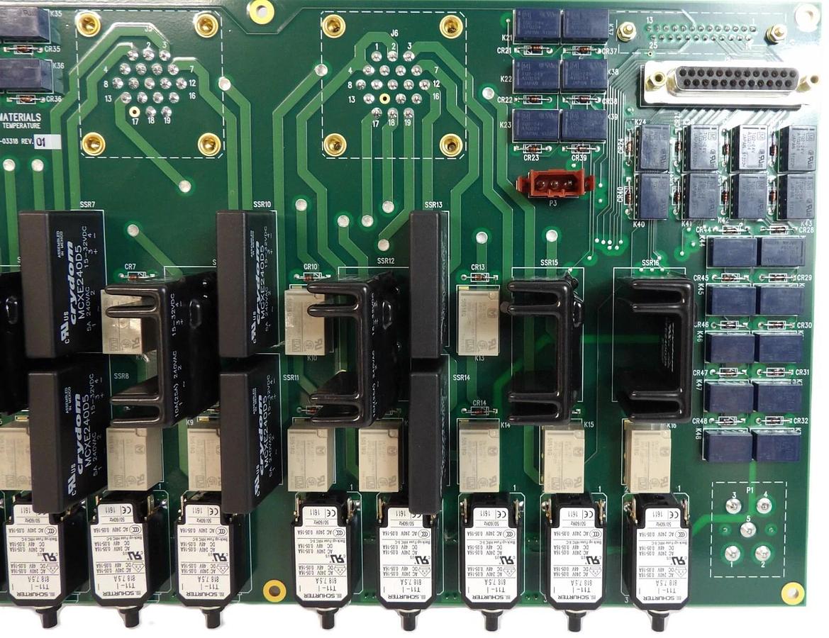 Used AMAT Applied Materials 0100-03318 Heated Lines Temperature Controller PCB New