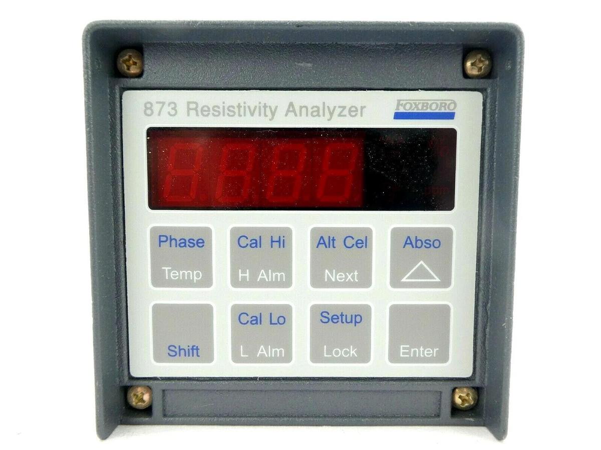 Used Foxboro 873RS-BTWFGZ Resistivity Analyzer 873 Working Surplus
