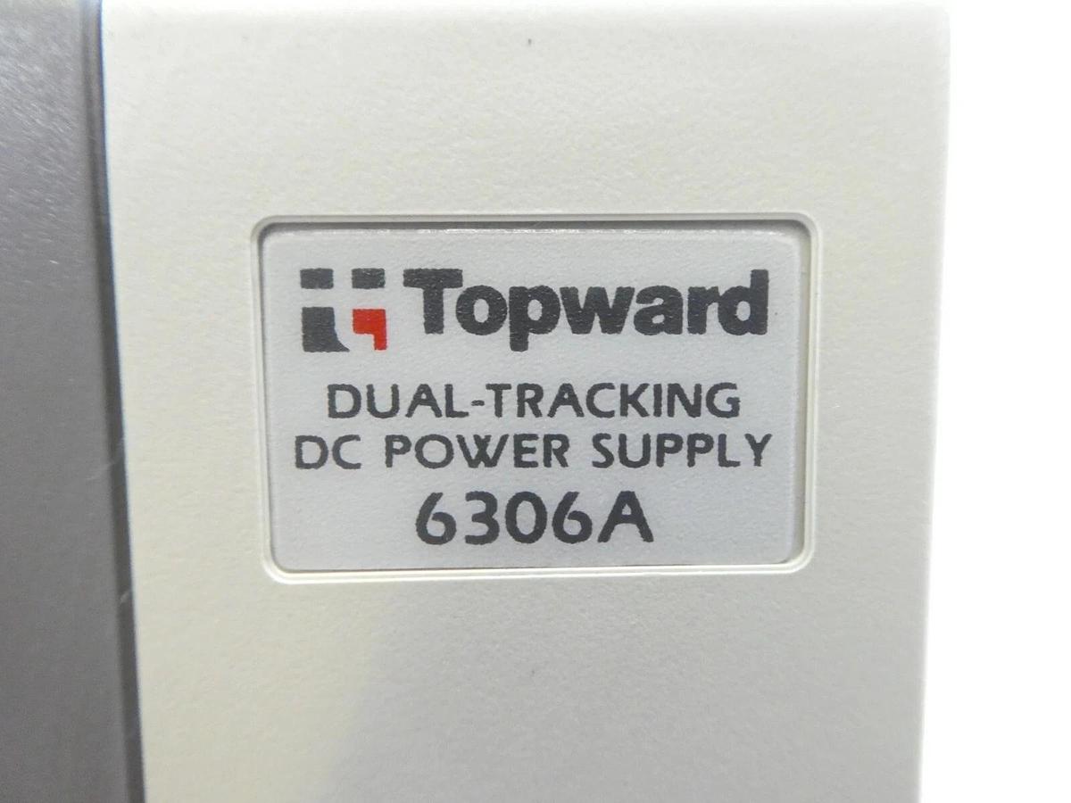 Used Topward 6306A Dual-Tracking Triple Output DC Power Supply Working Surplus