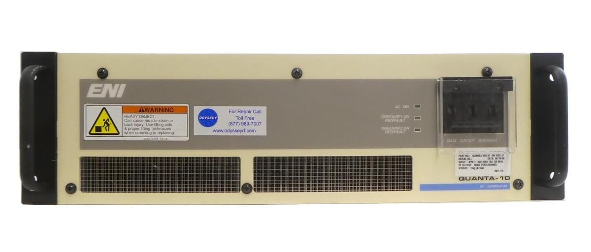 Refurbished QUANTA-10 ENI Power Systems QUANTA-10D-01 RF Generator Dual Channel Refurbished