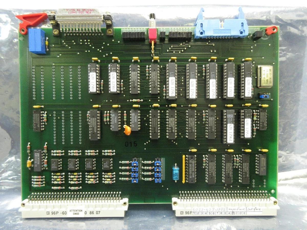 Used ASML 4022.423.1786 Processor PCB Card PAS 5000/2500 Wafer Stepper System Used