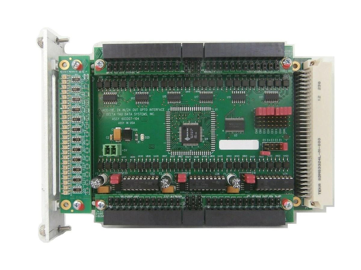 Used Delta Tau 603307-104 24 IN/24 Out OPTO PCB Card ACC-11E 603276-100 AMAT Working