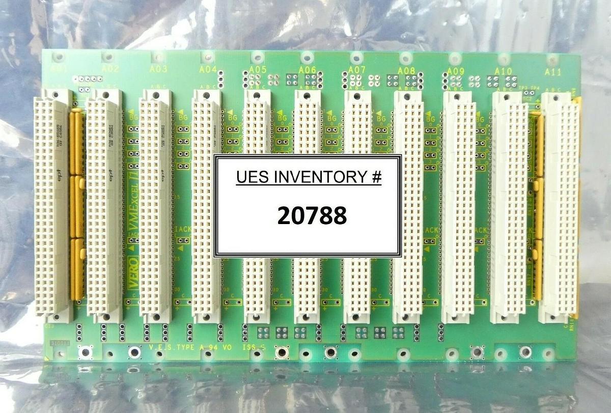 Used VERO 243-413011 Backplane PCB Board VMExcel J1 Quaestor Q7 Working Surplus