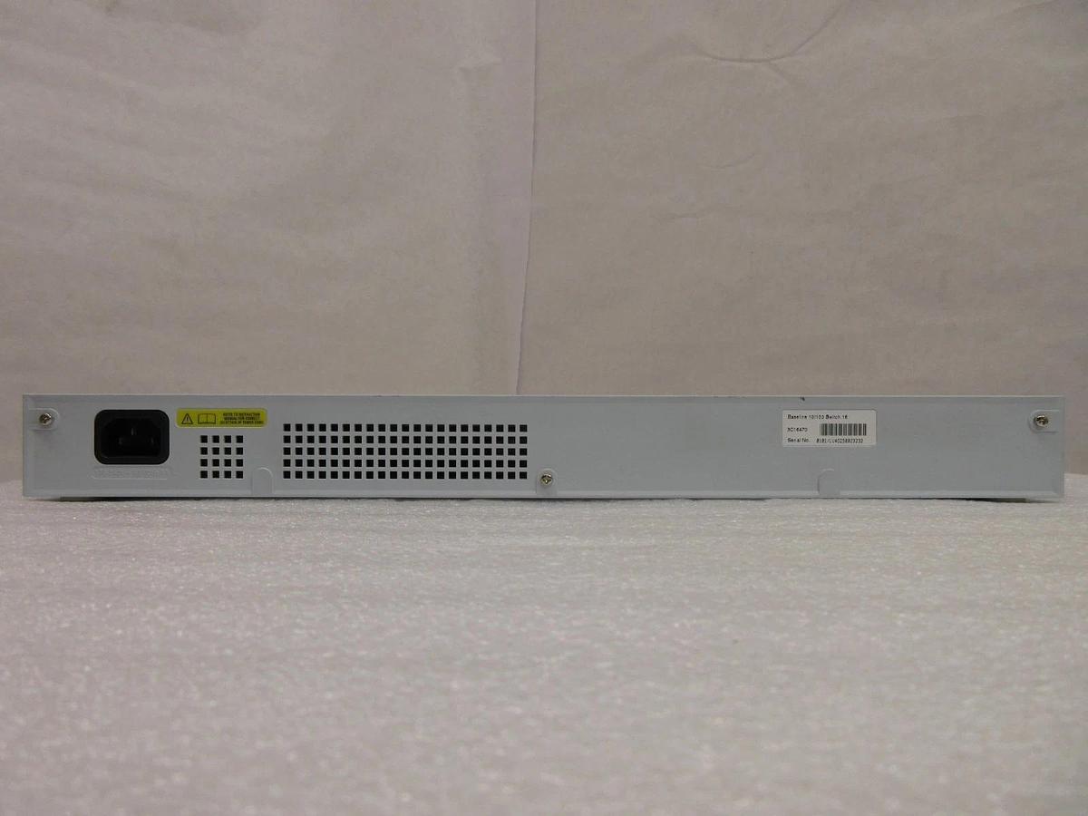 Used 3Com 1647-010-000-1.01 Baseline 10/100 Switch 3C16470 AMAT Quantum X Used