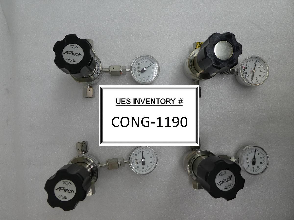 Used APTech AP1006SM 3PW FV4 FV4 FV4 Single Stage Regulator Valve Reseller Lot of 4
