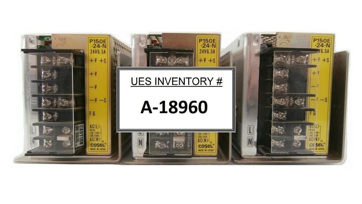 Used Cosel P150E-24-N Power Supply P150E-24 Reseller Lot of 3 Hitachi M-712E Working