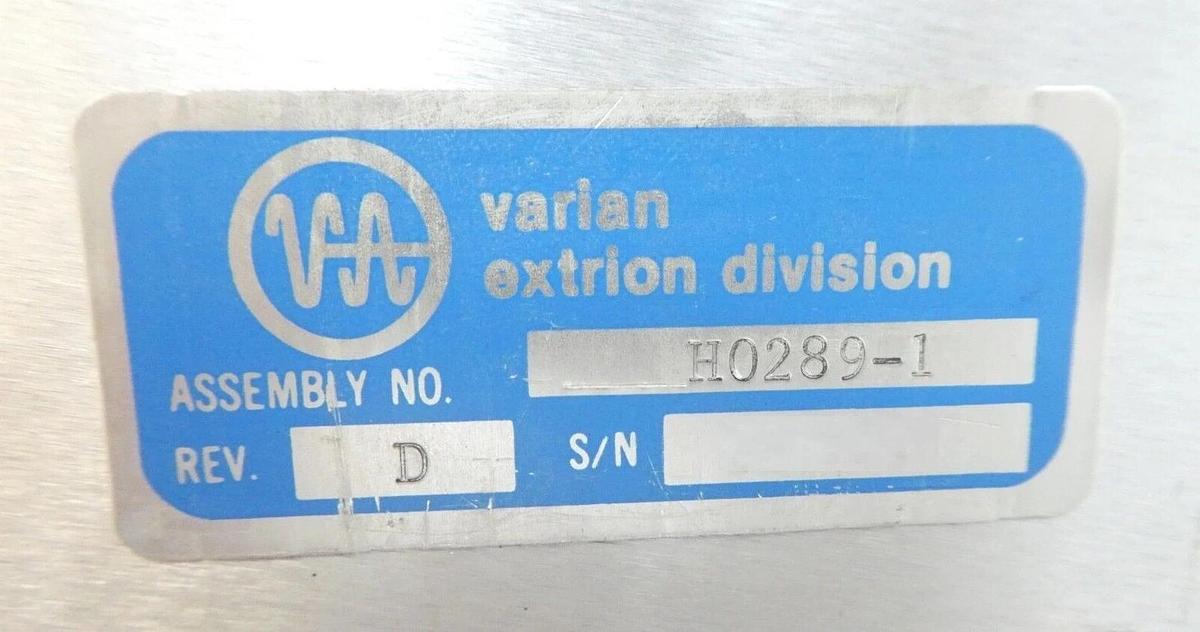 Used Varian VSEA H0289-1 E.S. Control Logic and Pneumatic Rack PCB D-H0121001 Working