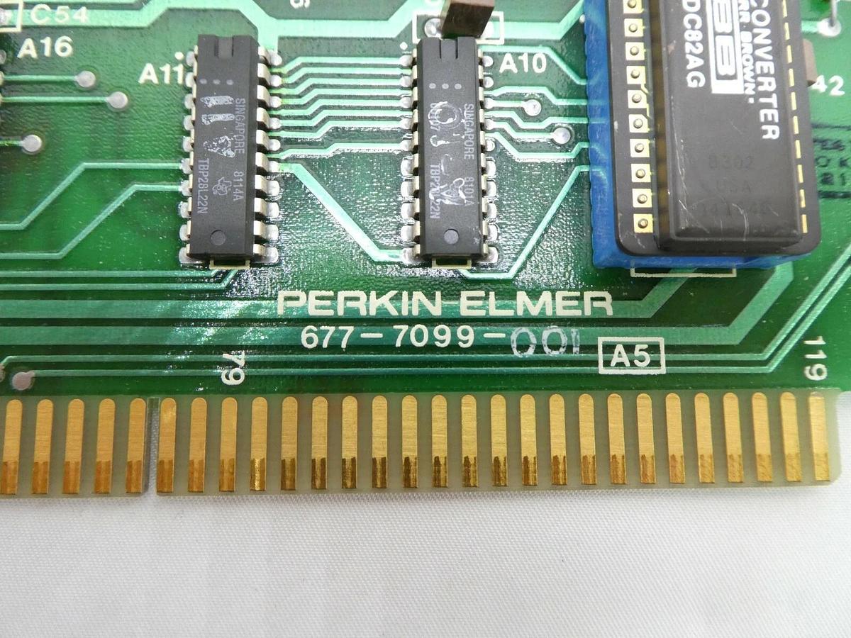 Used Perkin-Elmer 677-7099-001 A/D Converter PCB Card 677-3518-001 Untested As-Is