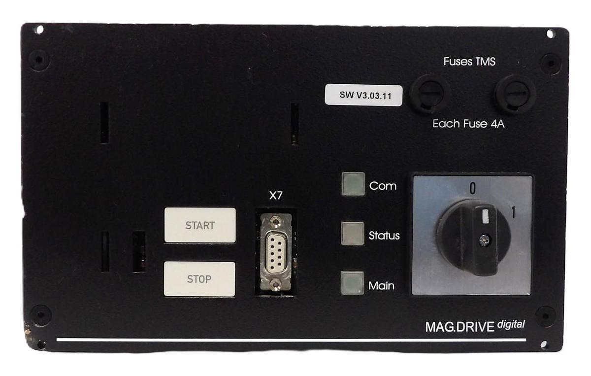 Used Oerlikon Leybold Vacuum 400035V0011 Turbo Pump Controller MAG.DRIVE As-Is