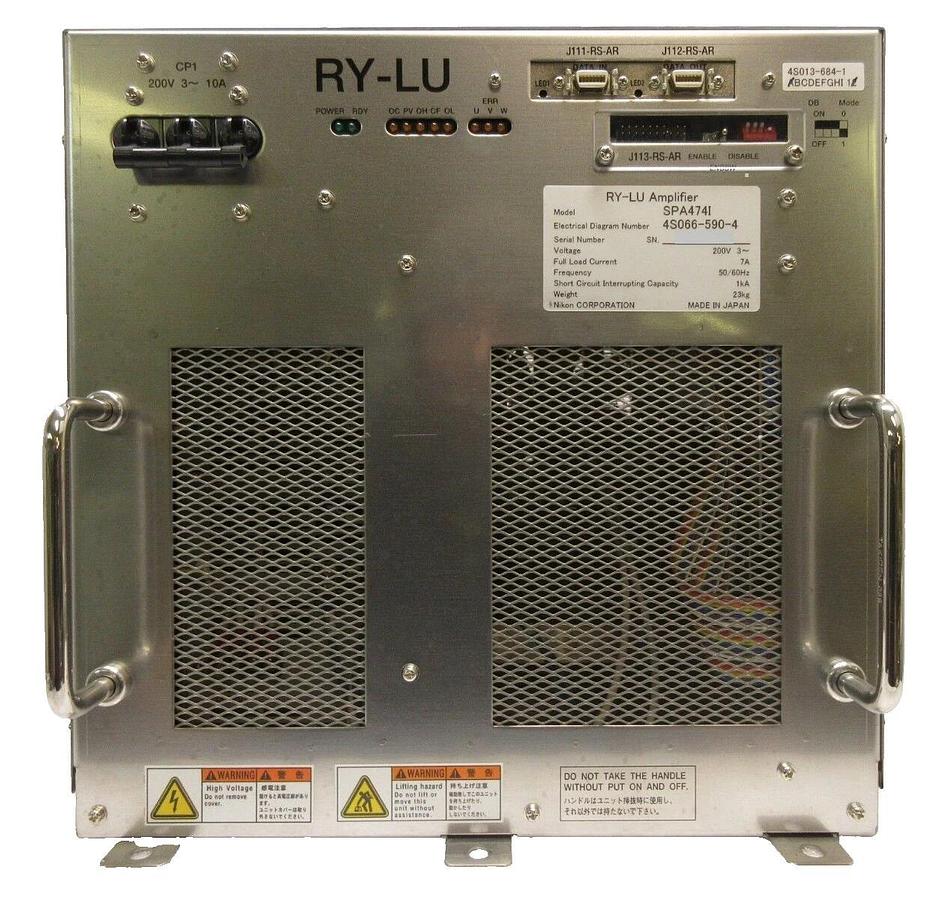 Used Nikon 4S066-590-4 RY-LU Amplifier Module SPA4741 4S013-684-1 NSR Working