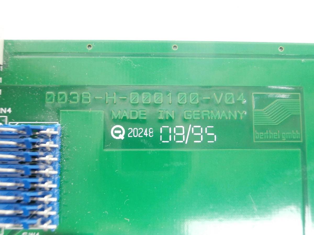 Used Berthel 0038-H-000100 Communication PCB Card S5-ARCNET Balzers Unaxis Working