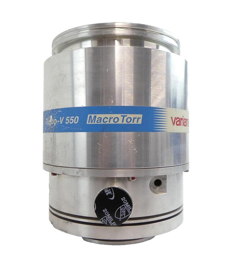 Used Turbo-V 550 Varian 969-9049S017 Turbomolecular Pump Turbo Module Working Surplus