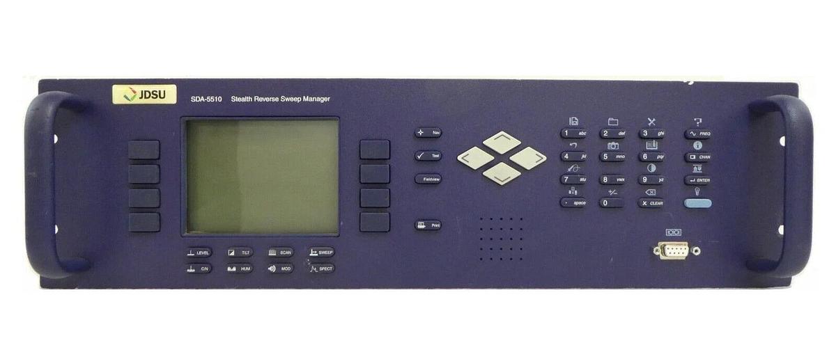 Used JDSU SDA-5510 Stealth Reverse Sweep Manager Analyzer Wavetek Working Surplus