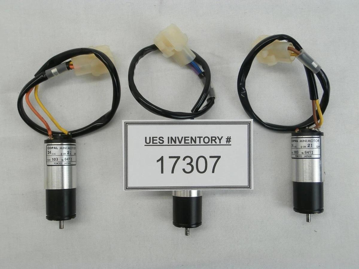 Used Copal Electronics 8412 Mini Motor Type 103 Reseller Lot of 3 Used Working