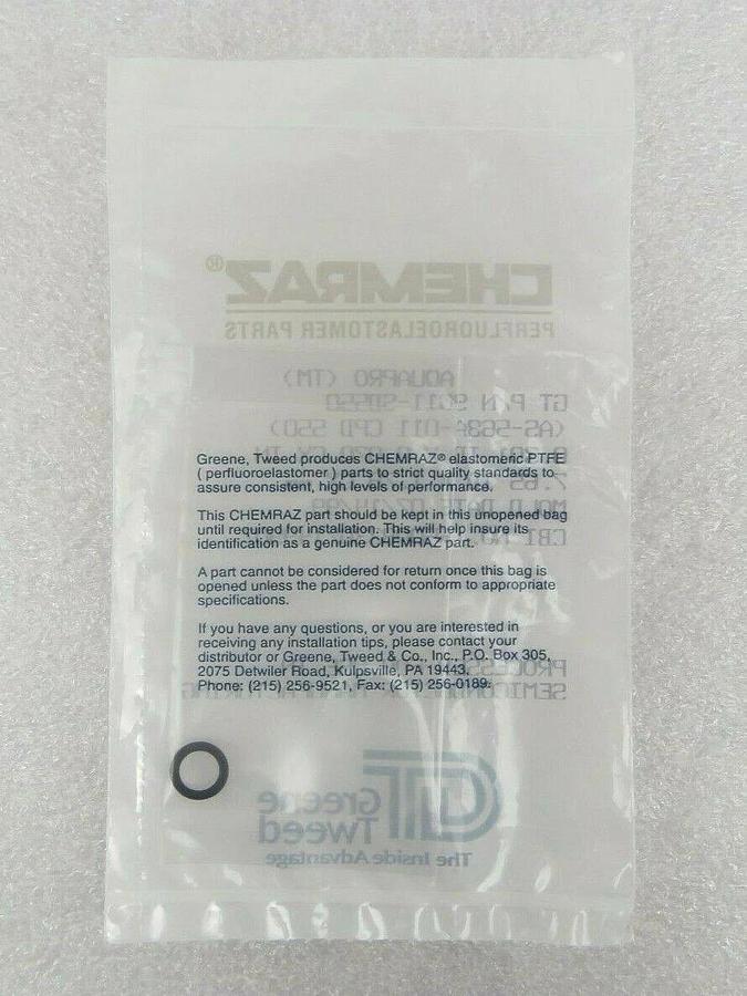 Greene Tweed 9011-SD550 Chemraz O-Ring AS-568A-011 CPD 550 Lot of 12 New Surplus