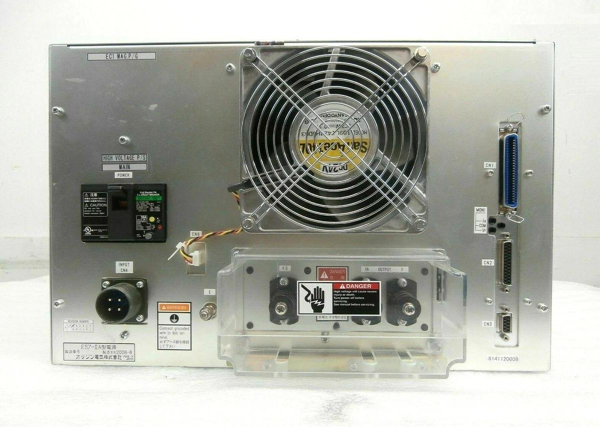 Used Pearl Kogyo ES7-IIA Filament Anode High Voltage Power Supply Working Surplus