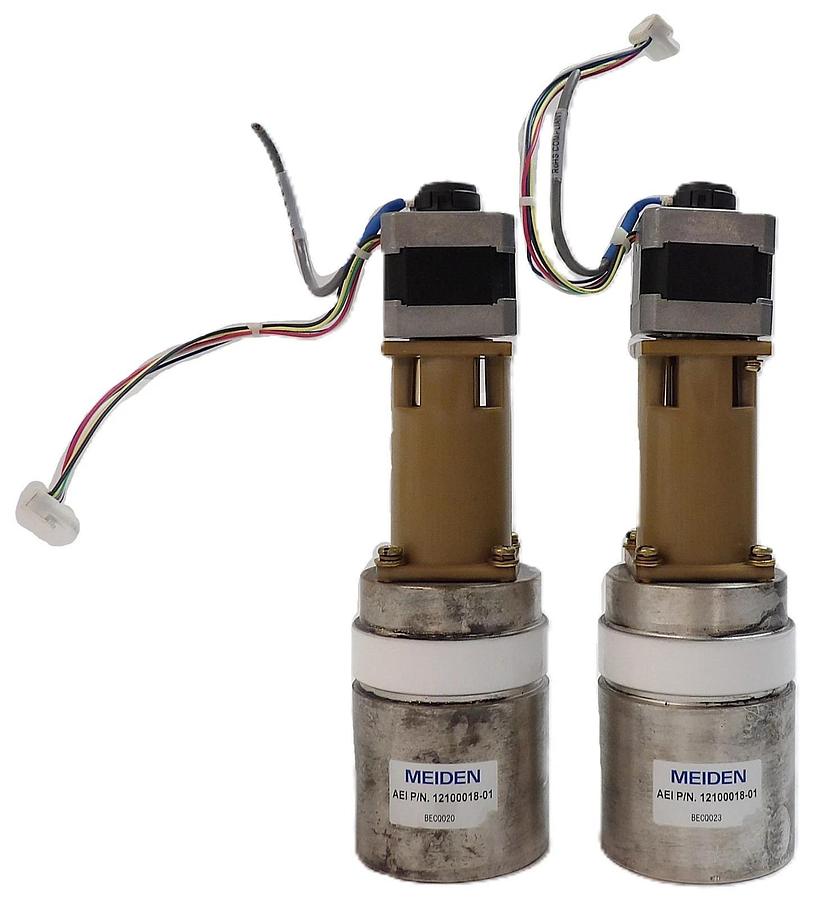Used Meiden 12100018-01 Variable Vacuum Capacitor Lot of 2 Working