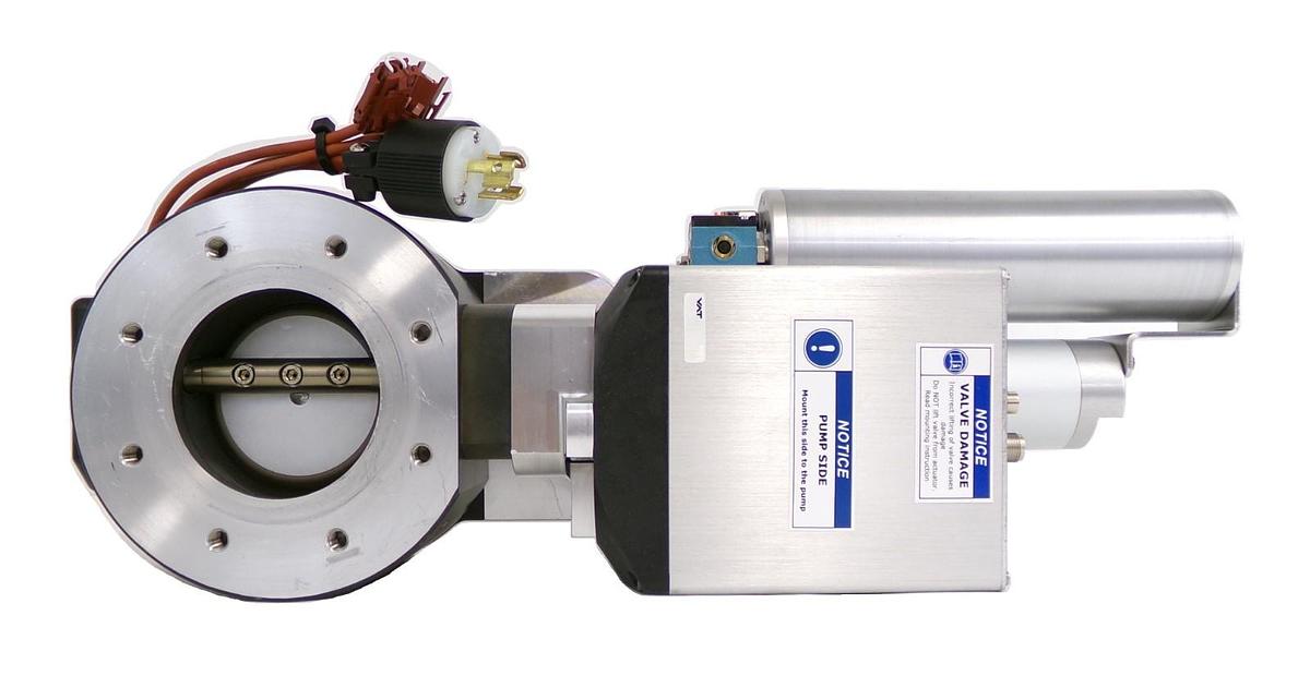 Used VAT 95038-PHGQ-ALX1 Butterfly Valve w/Integrated Pressure Controller Working