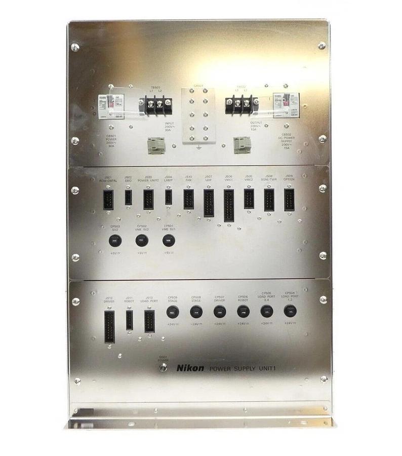 Used Nikon Power Supply UNIT1 NRM-3100 300mm Wafer Overlay Measurement System Working