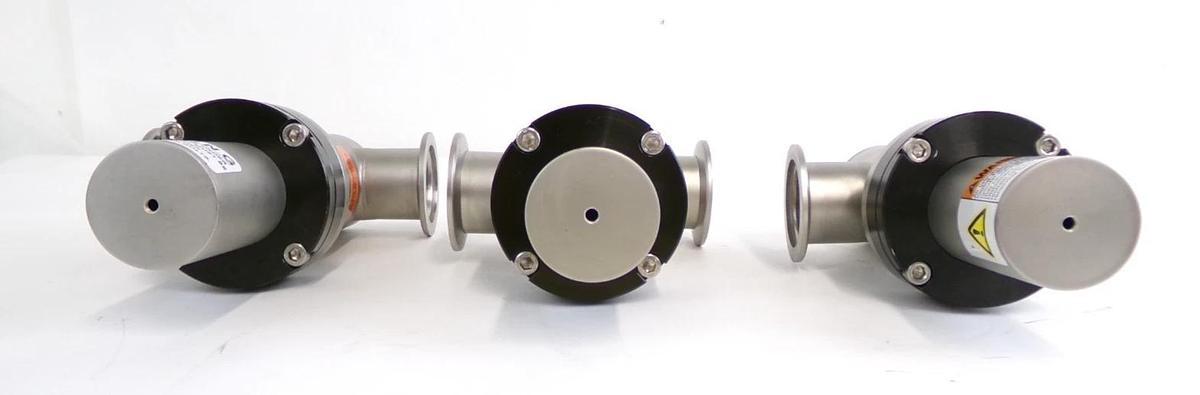 Used Nor-Cal Products 3870-01244 Angle Valve AMAT Reseller Lot of 3 Working