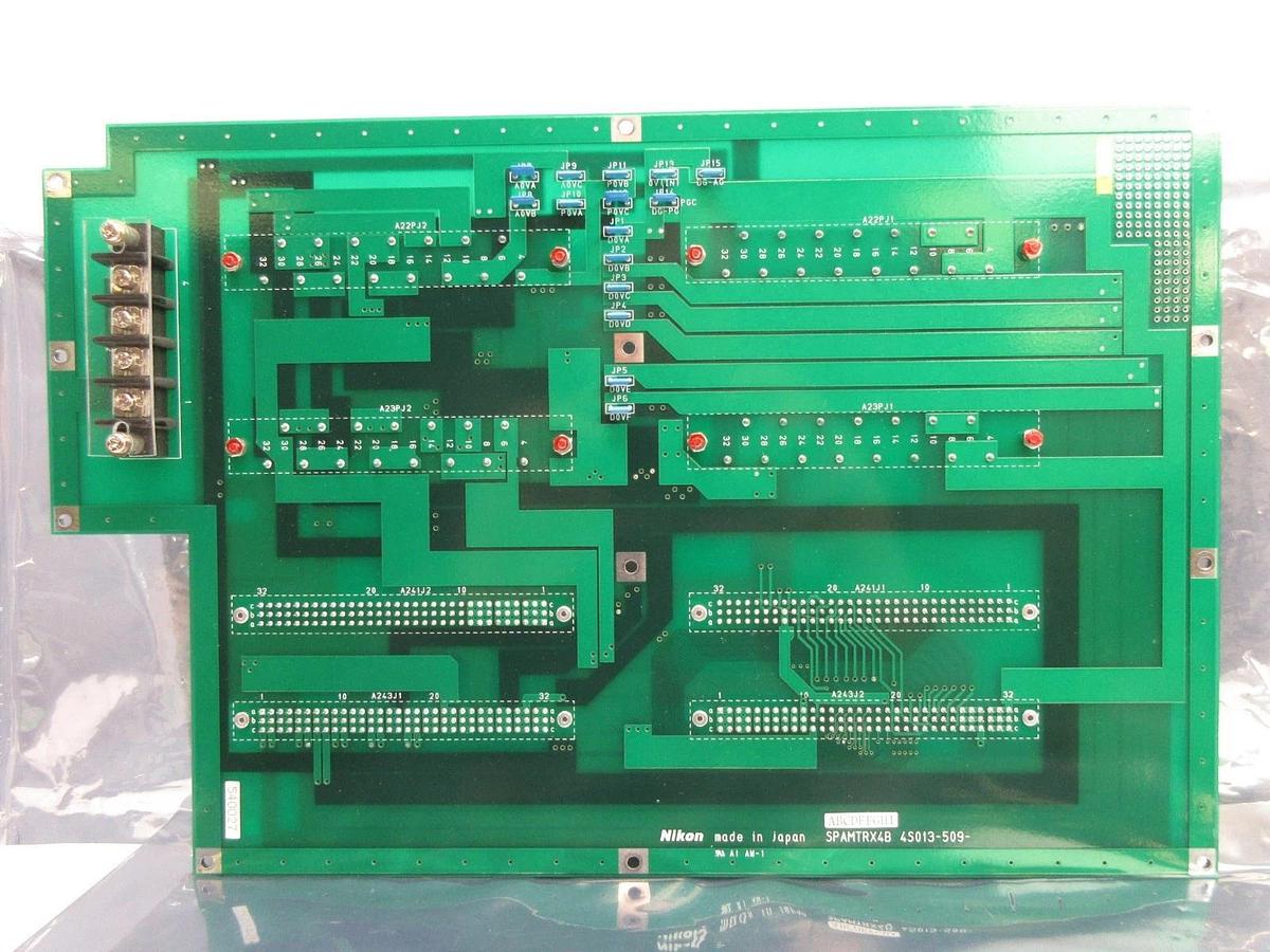 Used Nikon Precision 4S013-509 Backplane Interface Board PCB SPAMTRX4B NSR Working