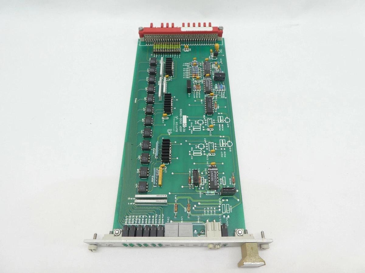 Used AMAT Applied Materials 0100-09009 Buffer I/O PCB Card P5000 Working Surplus