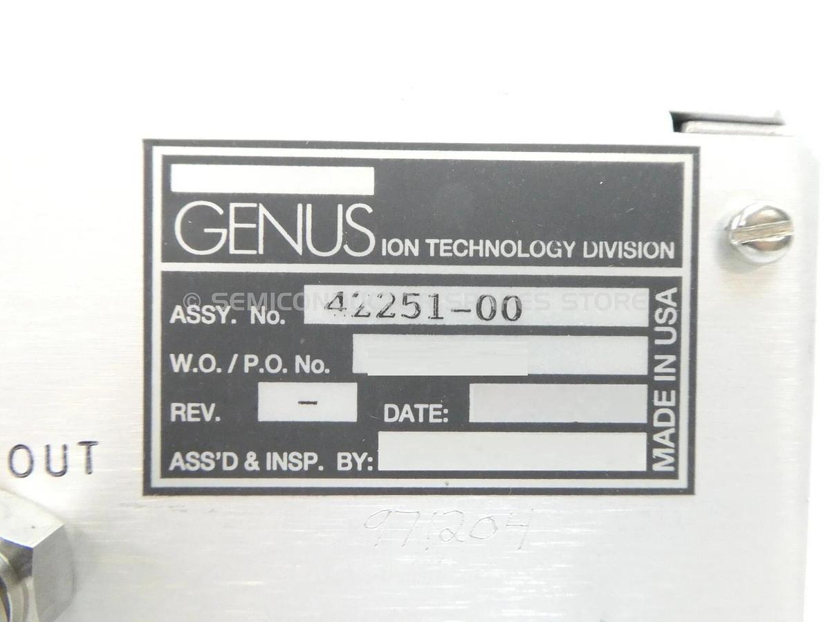 Used Genus 42251-00 Gas Vapor Conversion Temperature Controller Varian 4237100 Spare