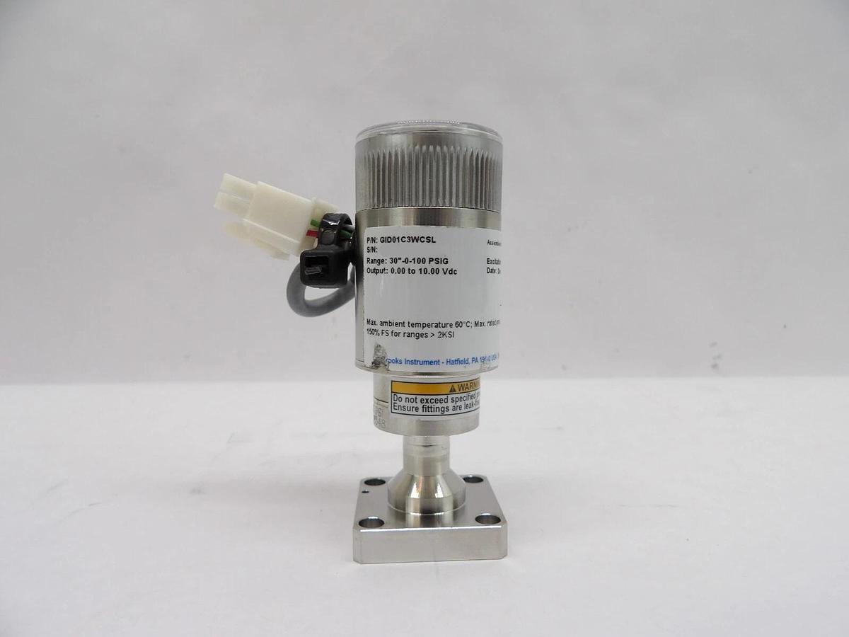Used Brooks GID01C3WCSL GFD01C3BCSL Pressure Transducer SolidSense II Lot of 16