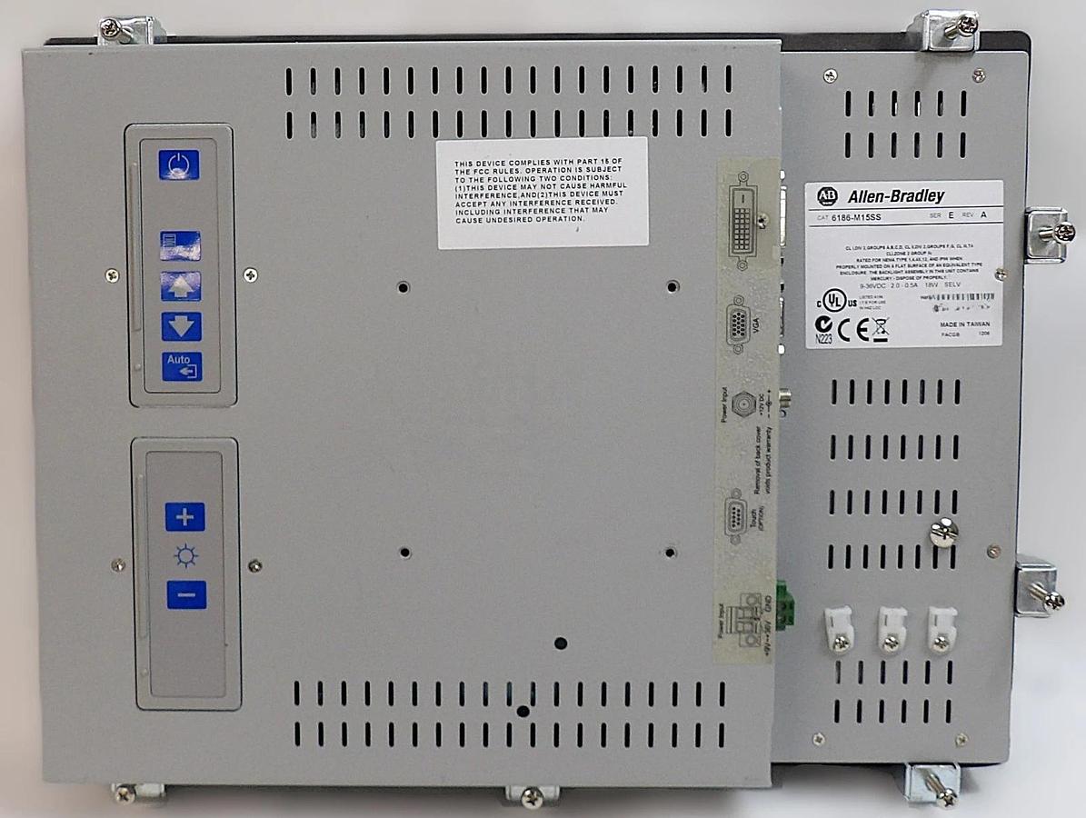 Used Allen-Bradley 6186-M15SS 15" Industrial Monitor 6186M VersaView Working
