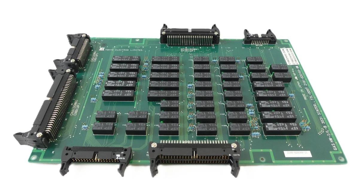 Used TEL 2180-020589-11 Gas HW-I/L-B 303i SINTER TTL-0057 PCB 2181-020183-11 Working