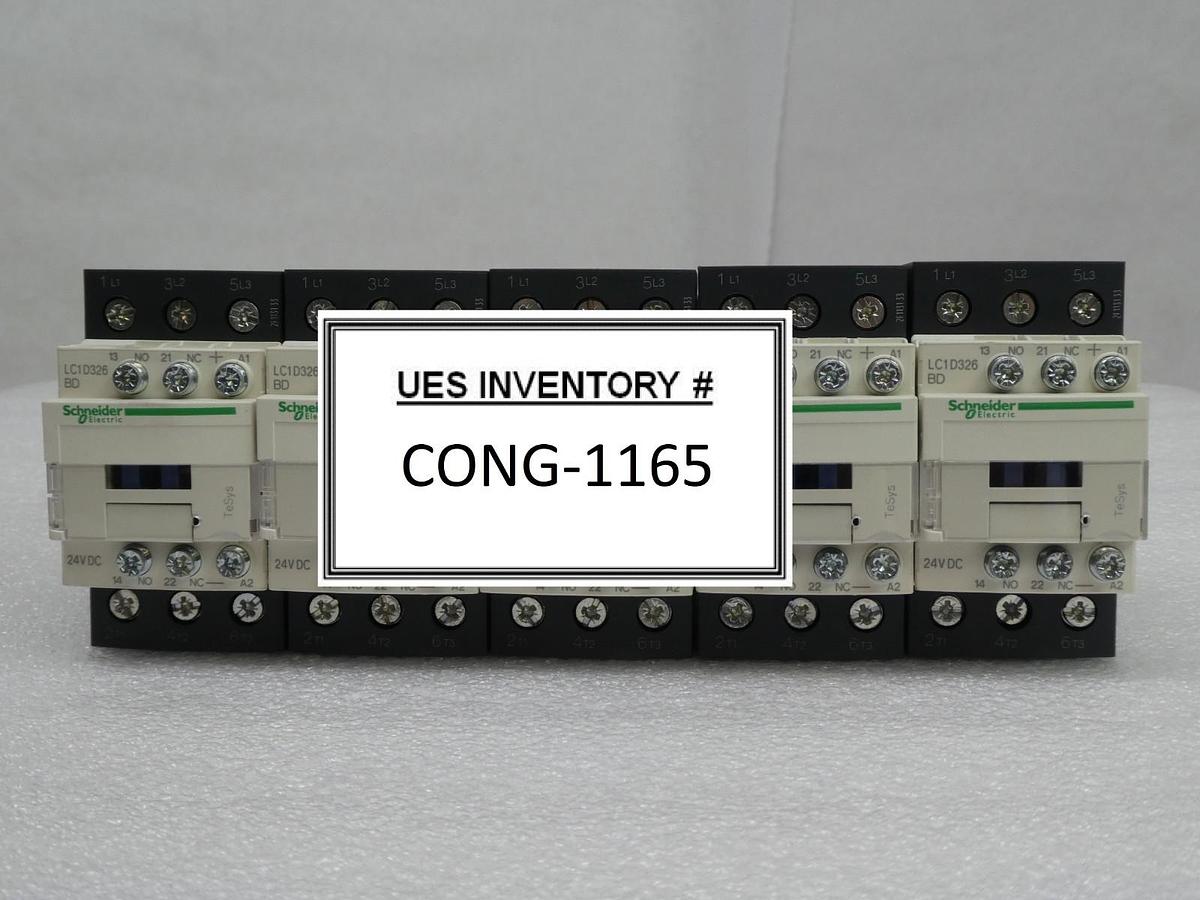 Used Schneider Electric LC1D326BD Contactor TeSys LAD4TBDL Reseller Lot of 5 Used