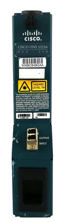 Used Cisco 74-2991-02 Dispersion Compensator Module ONS 15216 DCU-350 Working Spare