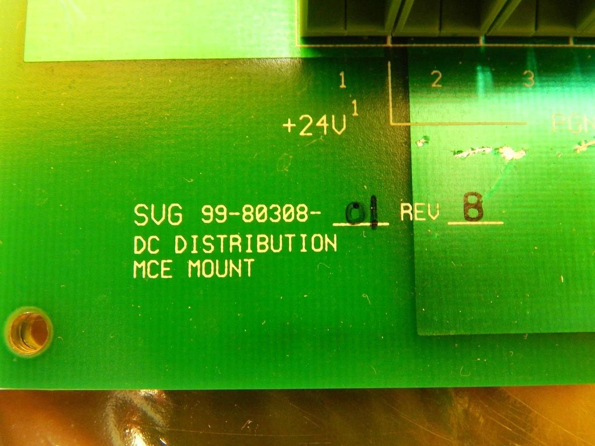 Used SVG Silicon Valley Group 99-80308-01 DC Distribution MCE Mount PCB 90S Working