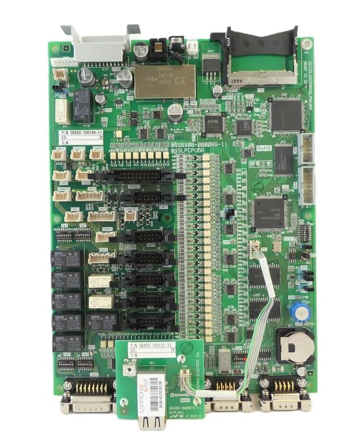 Used Sinfonia Technology SBX08-000089-11 SLPCPU6A PCB SBX93-100149-11 Lot of 6 Spare