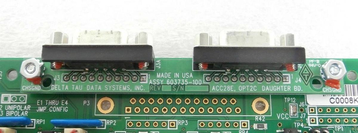 Used Delta Tau 603404-105 Hi Resolution A-D Converter PCB Card ACC-28E Working Spare