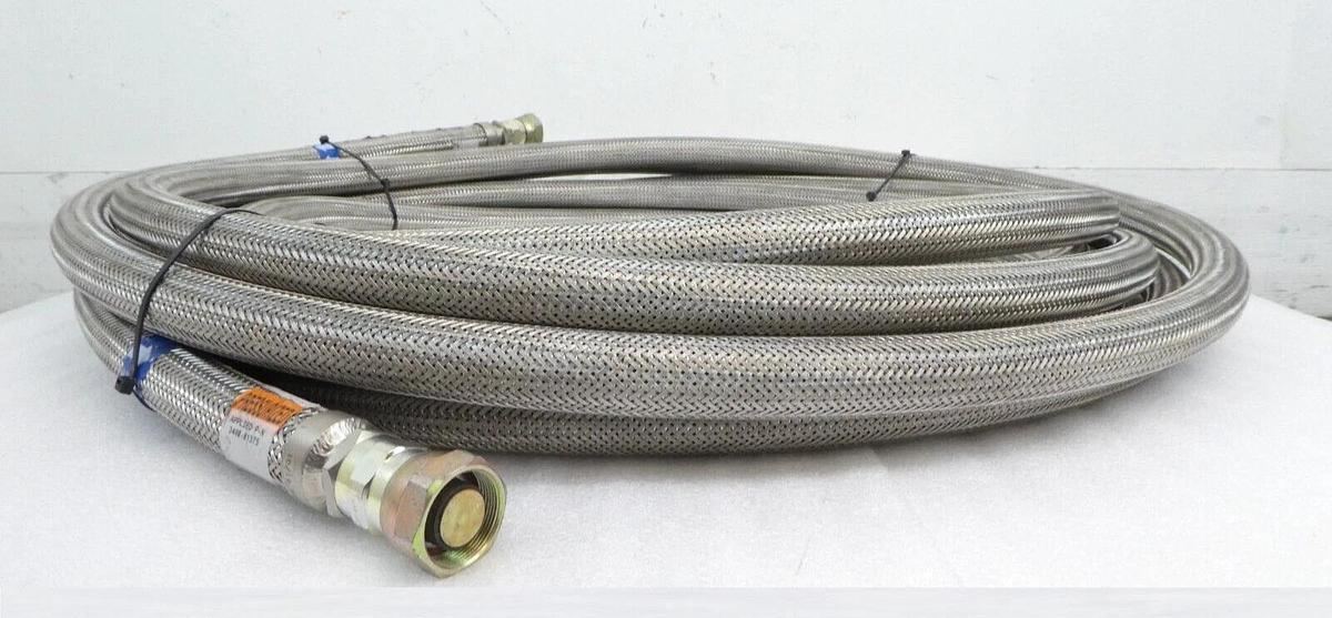 Used CTI-Cryogenics 8043156G600 Cryopump Return CryoLine 50' AMAT 3400-01375 Working