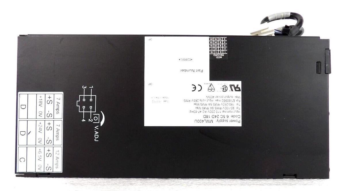 Used TDK-Lambda E20801 AC/DC Power Supply Omega Series MML400U Working Surplus