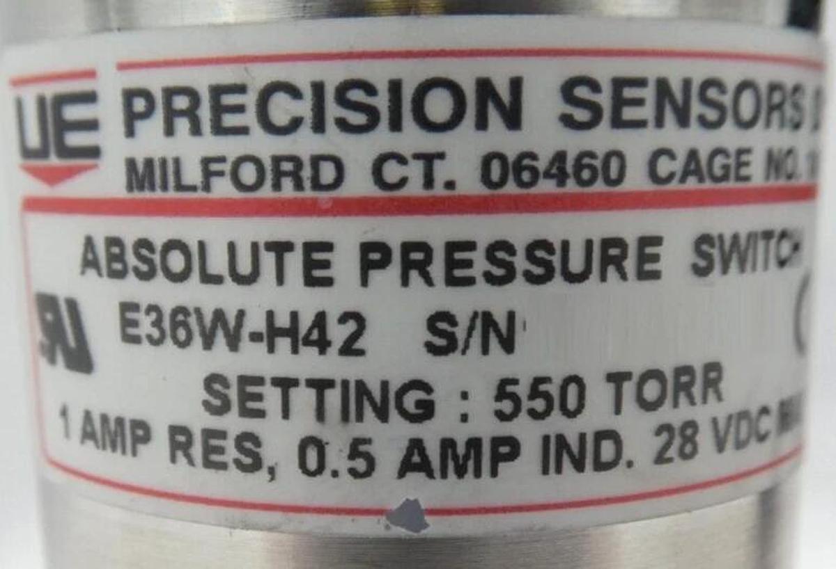 Used UE Precision Sensors E36W-H42 Absolute Pressure Switch Reseller Lot of 4 Working