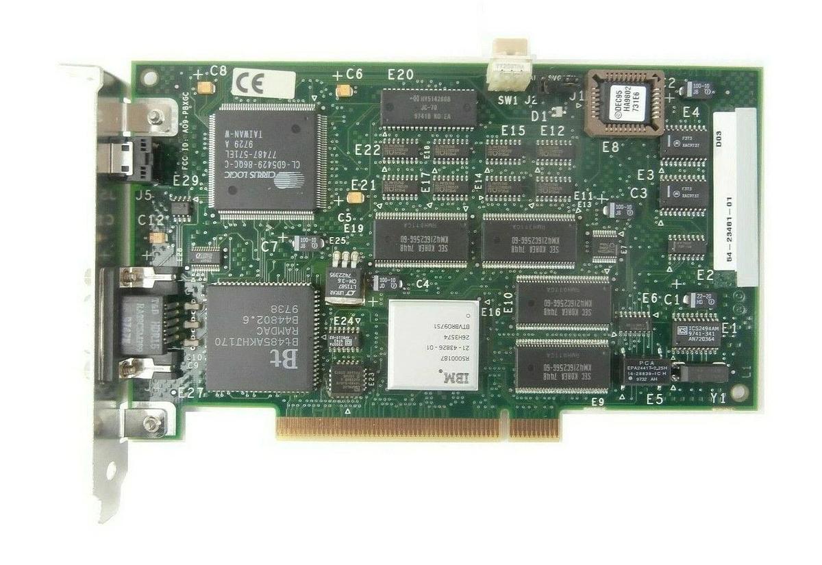 Used Digital 54-23481-01 Powerstorm PCI Video Graphics PCB Card PBXGB-AA Working