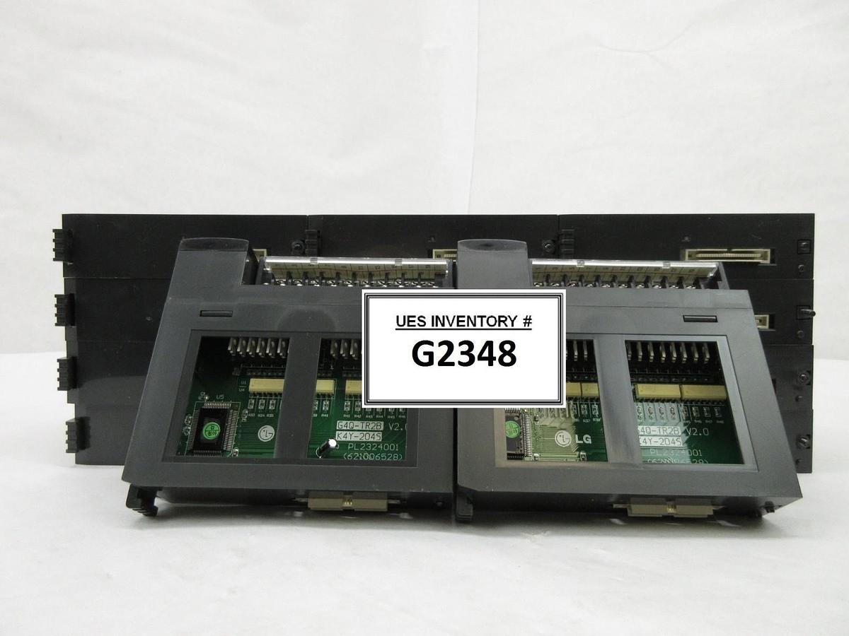 Used LG G4Q-TR2B Output Module PLC Unit K4Y-204S PL2324001 Reseller Lot of 14 Used