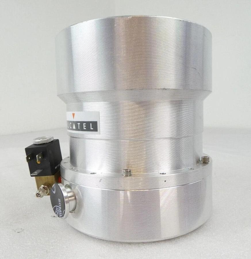 Used Alcatel Adixen PTM5154 Turbomolecular Pump ASM Turbo with Cables Working